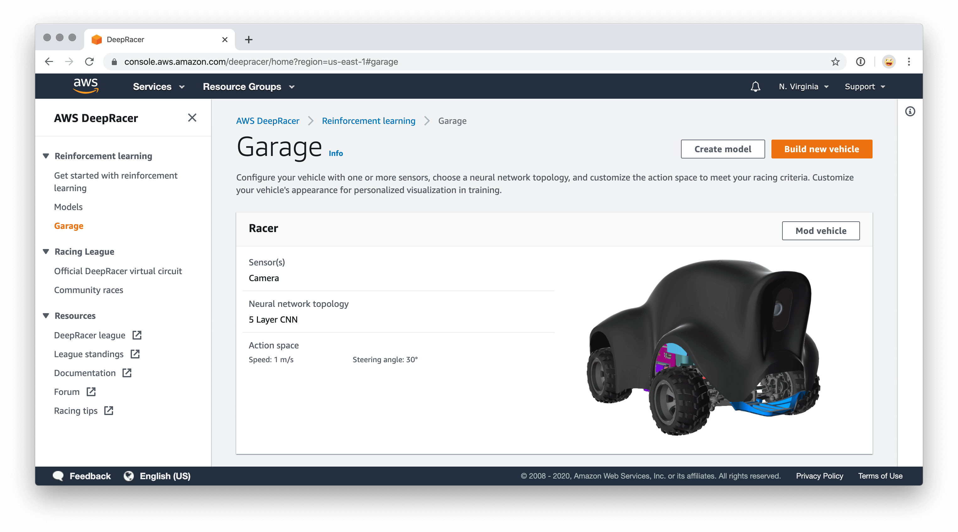 AWS DeepRacer Garage 4