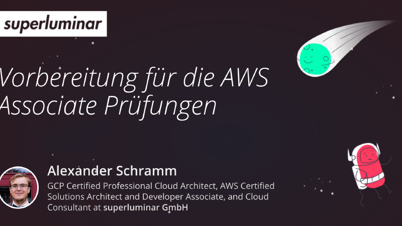 Vorbereitung für die AWS Associate Prüfungen