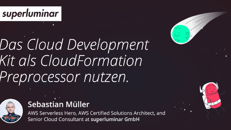 Das AWS CDK als CloudFormation Preprocessor