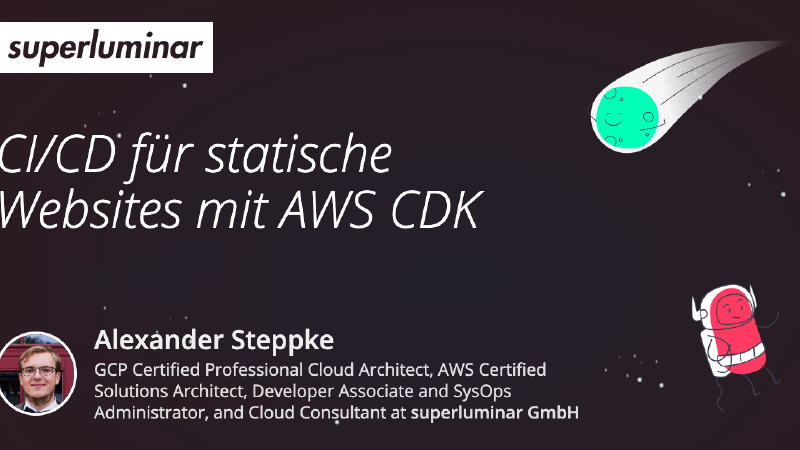 CI/CD für statische Websites mit AWS CDK