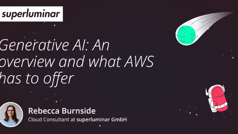Generative AI: An overview of the landscape and what AWS has to offer